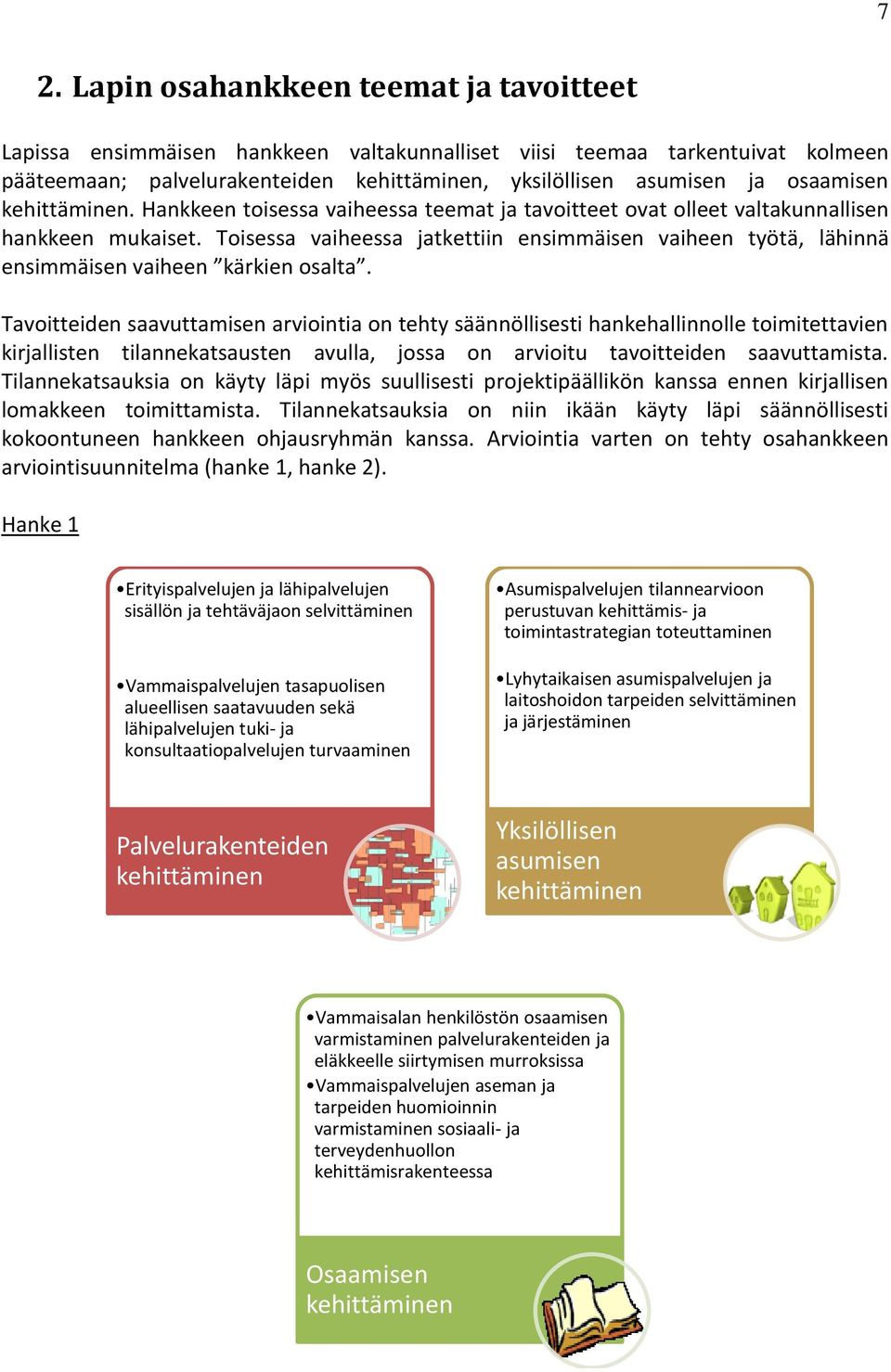 Toisessa vaiheessa jatkettiin ensimmäisen vaiheen työtä, lähinnä ensimmäisen vaiheen kärkien osalta.