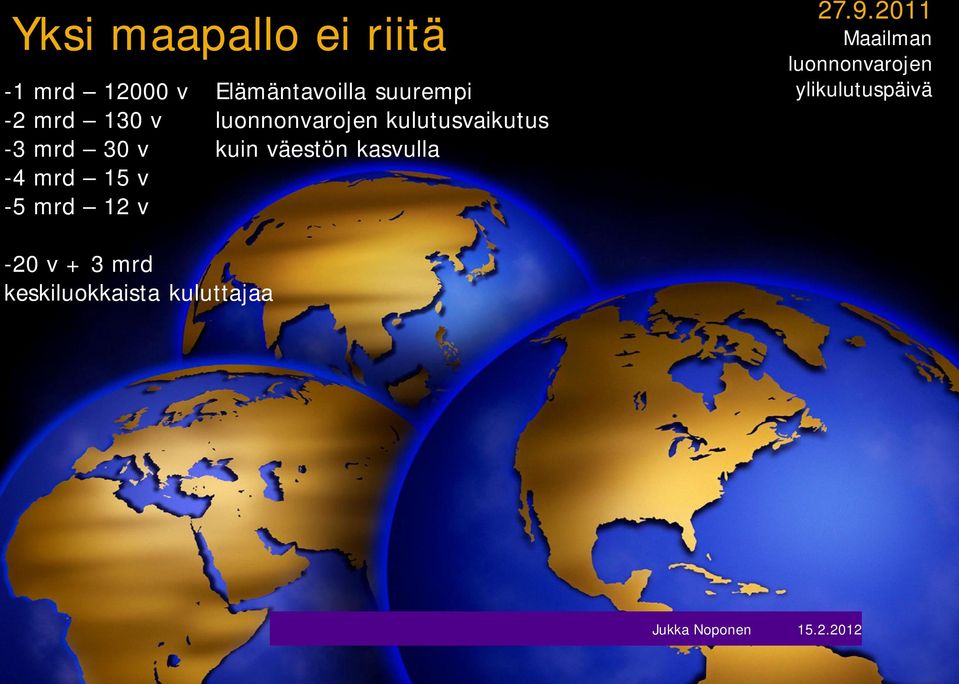 kulutusvaikutus kuin väestön kasvulla 27.9.