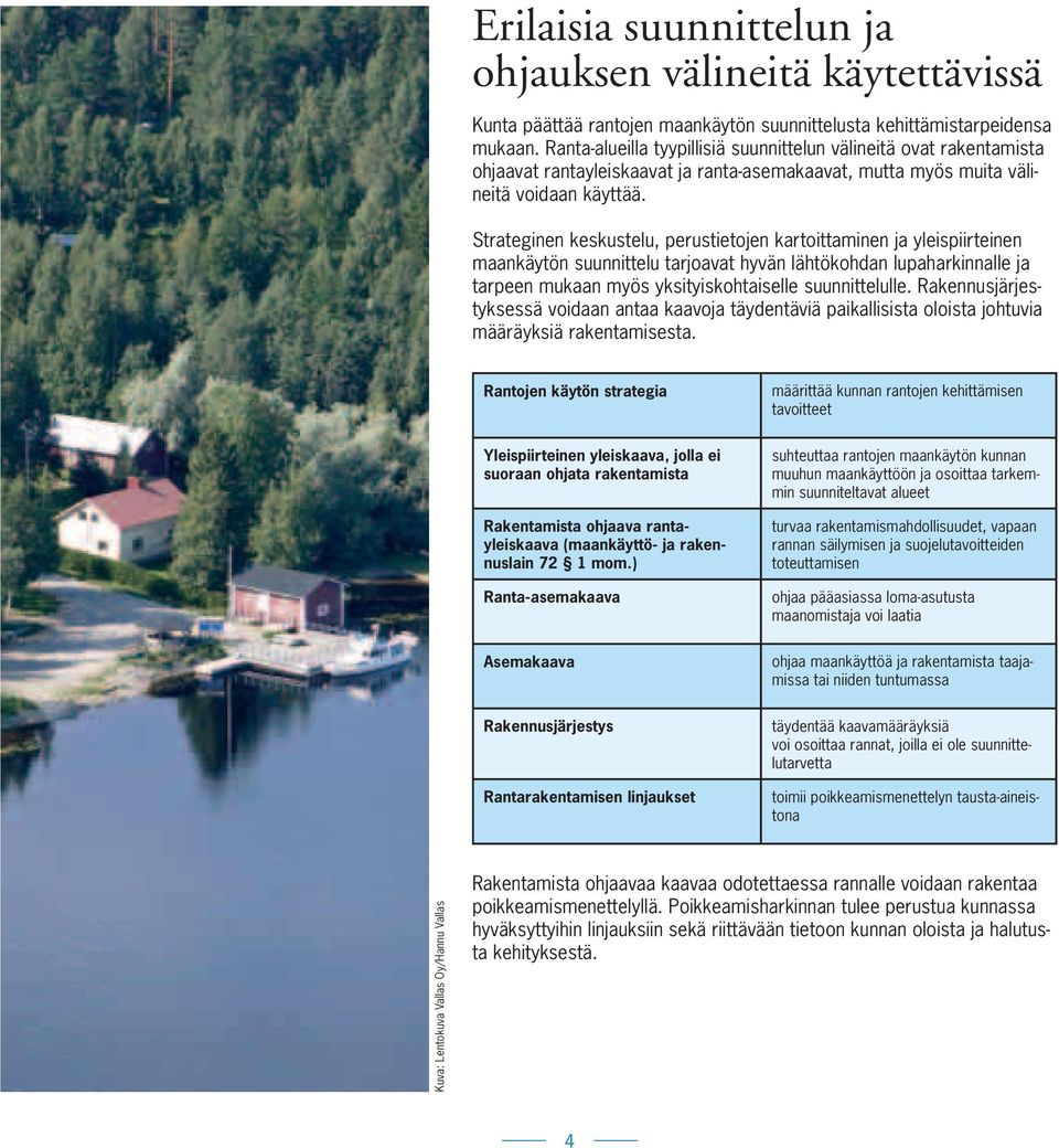 Strateginen keskustelu, perustietojen kartoittaminen ja yleispiirteinen maankäytön suunnittelu tarjoavat hyvän lähtökohdan lupaharkinnalle ja tarpeen mukaan myös yksityiskohtaiselle suunnittelulle.