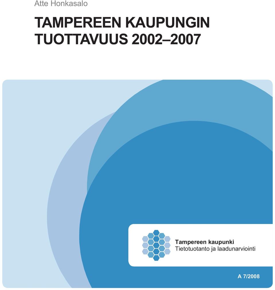 2007 Tampereen kaupunki