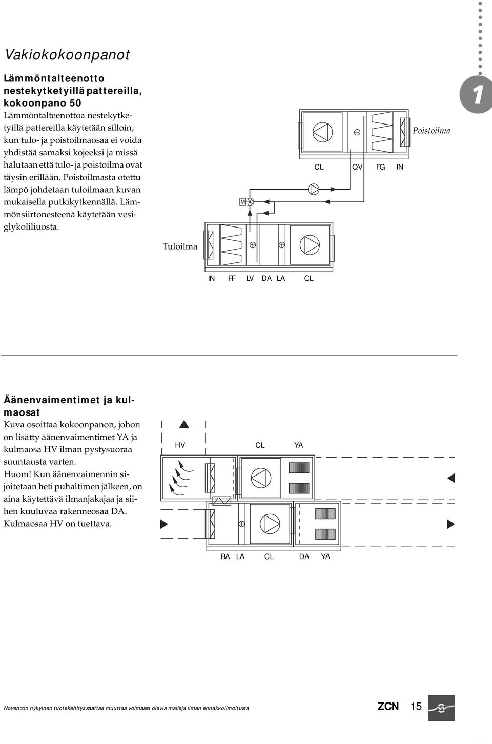 Lämmönsiirtonesteenä käytetään vesiglykoliliuosta.