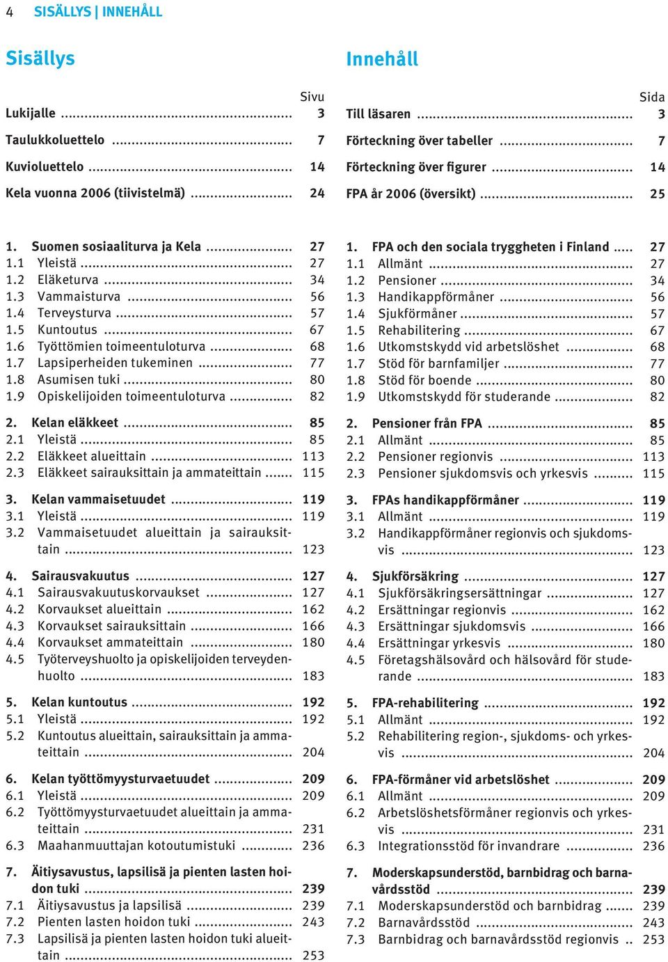 6 Työttömien toimeentuloturva... 68.7 Lapsiperheiden tukeminen... 77.8 Asumisen tuki... 80.9 Opiskelijoiden toimeentuloturva... 82 2. Kelan eläkkeet... 85 2. Yleistä... 85 2.2 Eläkkeet alueittain.