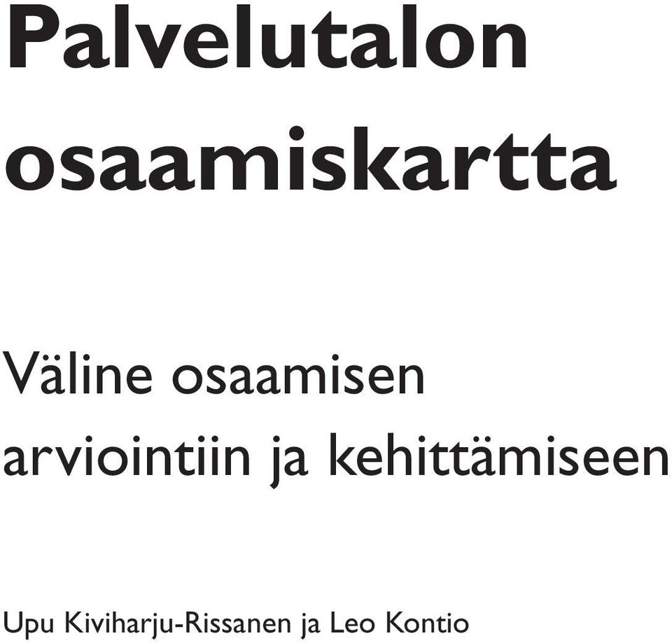 arviointiin ja