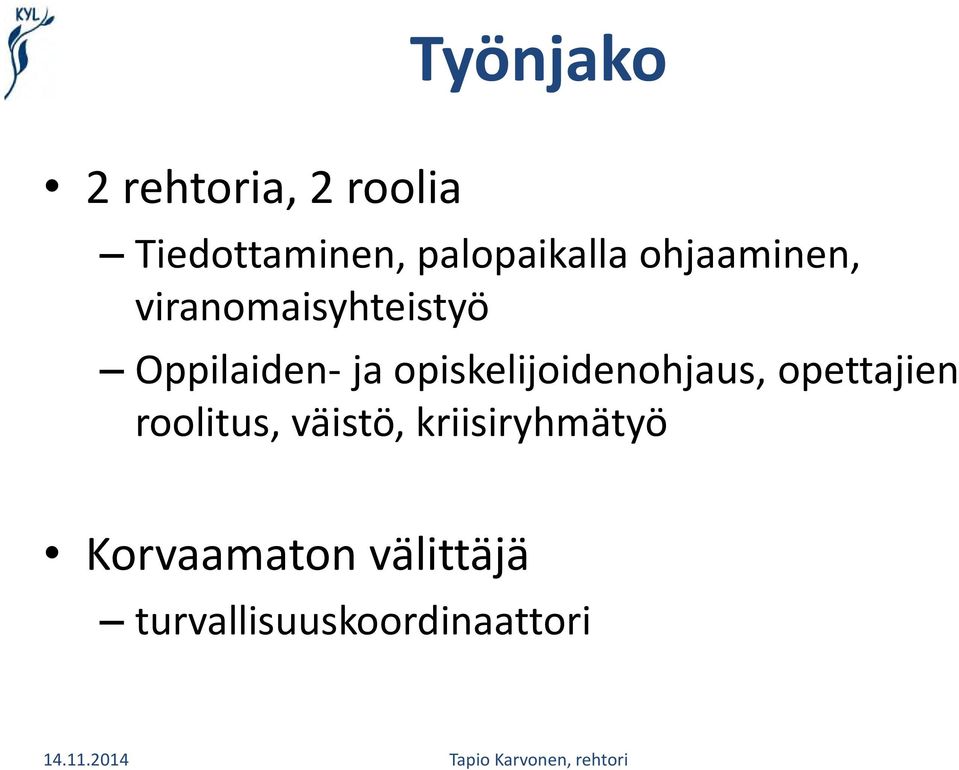 Oppilaiden- ja opiskelijoidenohjaus, opettajien