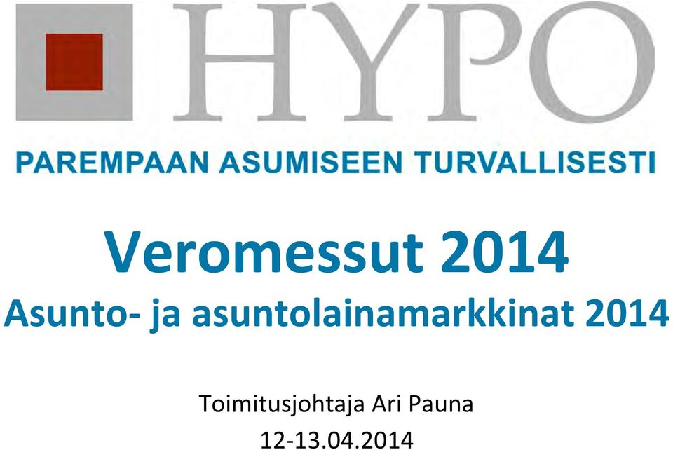 asuntolainamarkkinat