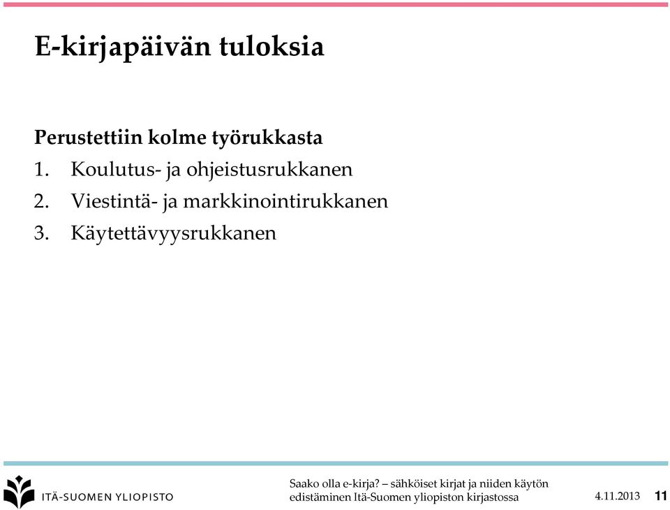 Koulutus- ja ohjeistusrukkanen 2.