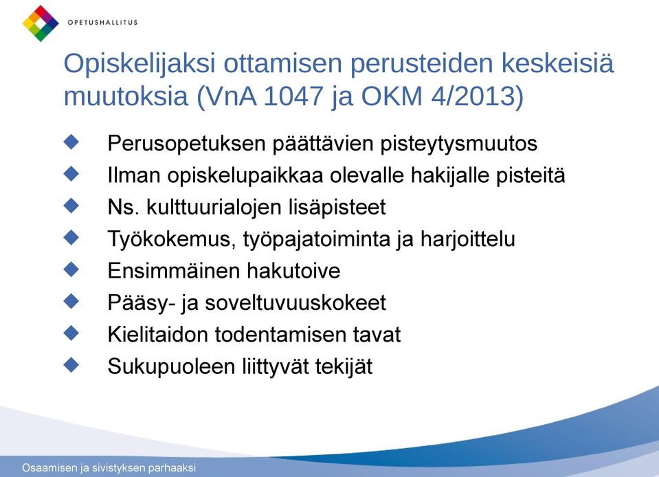 pisteitä Ns.