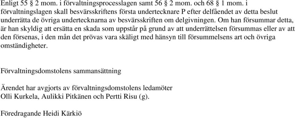 delgivningen.
