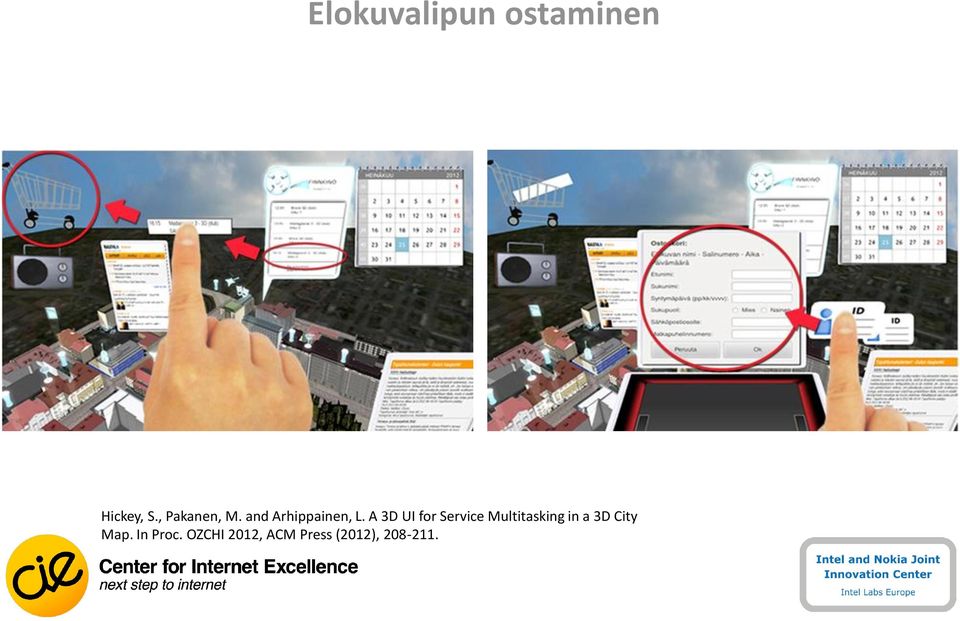 A 3D UI for Service Multitasking in a 3D