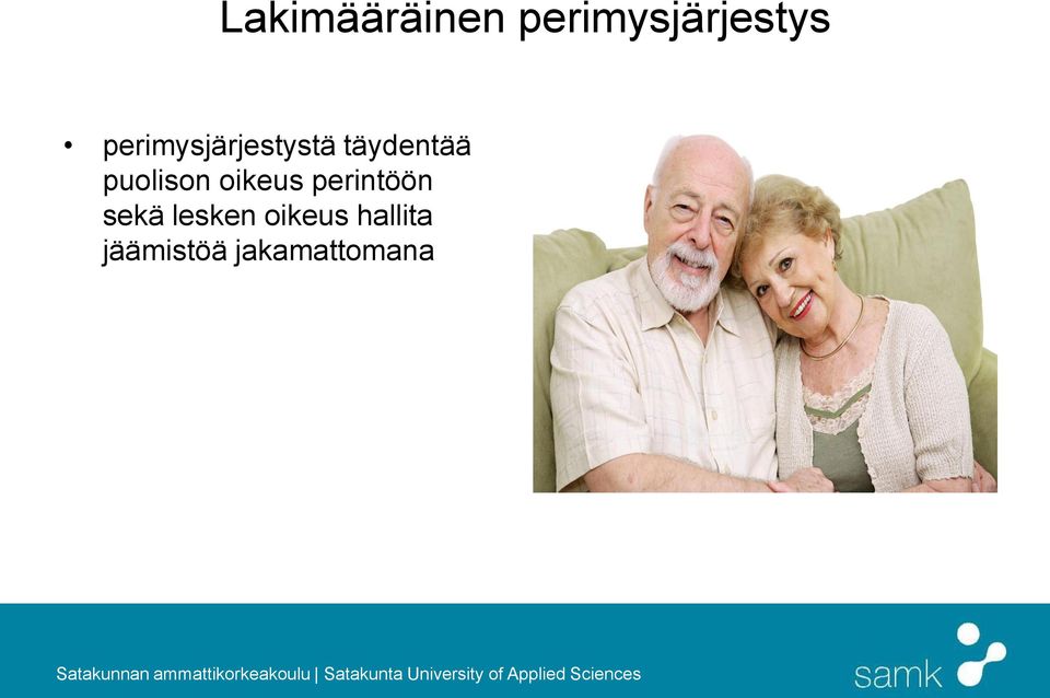puolison oikeus perintöön sekä