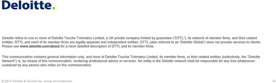 com/about for a more detailed description of DTTL and its member firms.