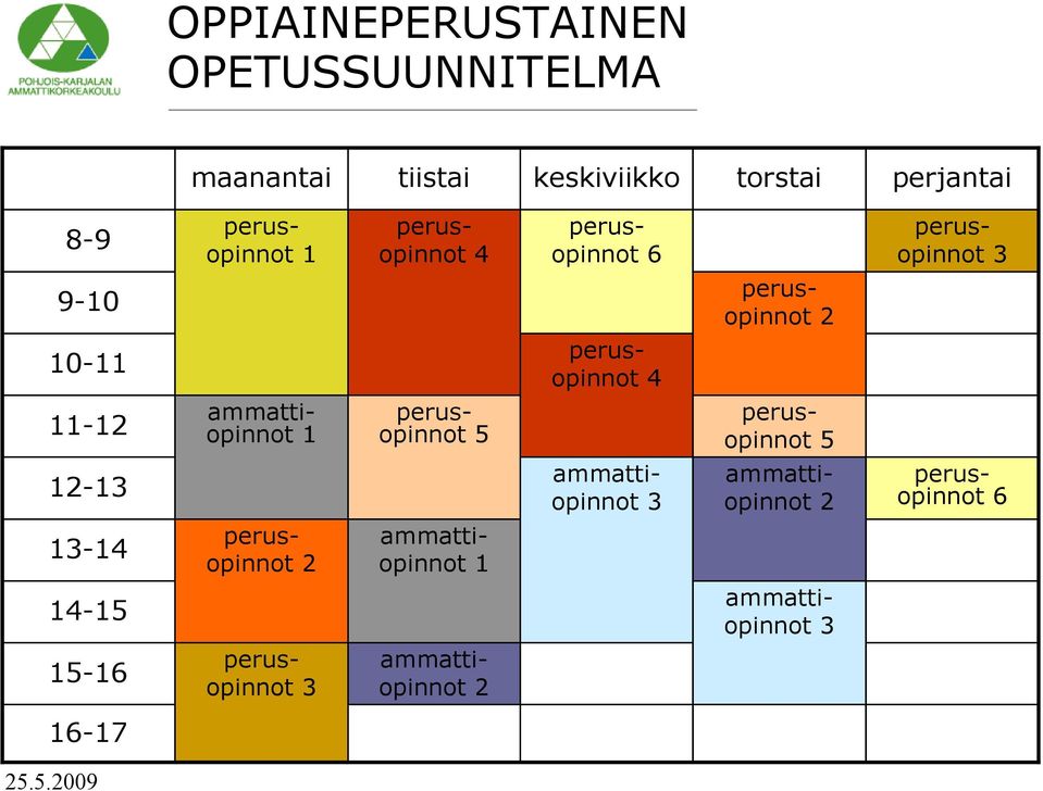 ammattiopinnot 1 5 5 12-13 ammattiopinnot 3 ammattiopinnot 2 6