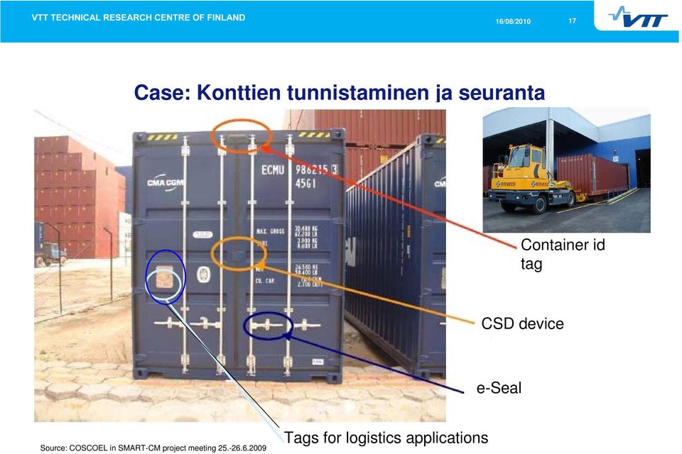 e-seal Source: COSCOEL in SMART-CM