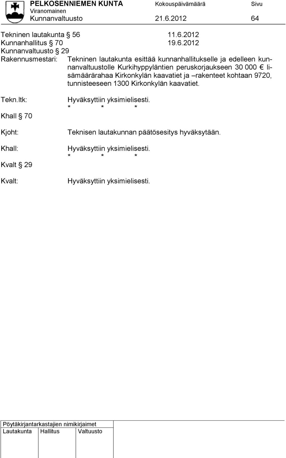 Tekninen lautakunta 56 