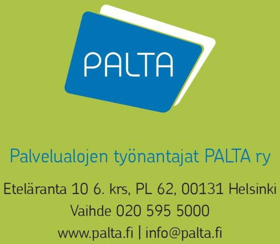 krs, PL 62, 00131 Helsinki
