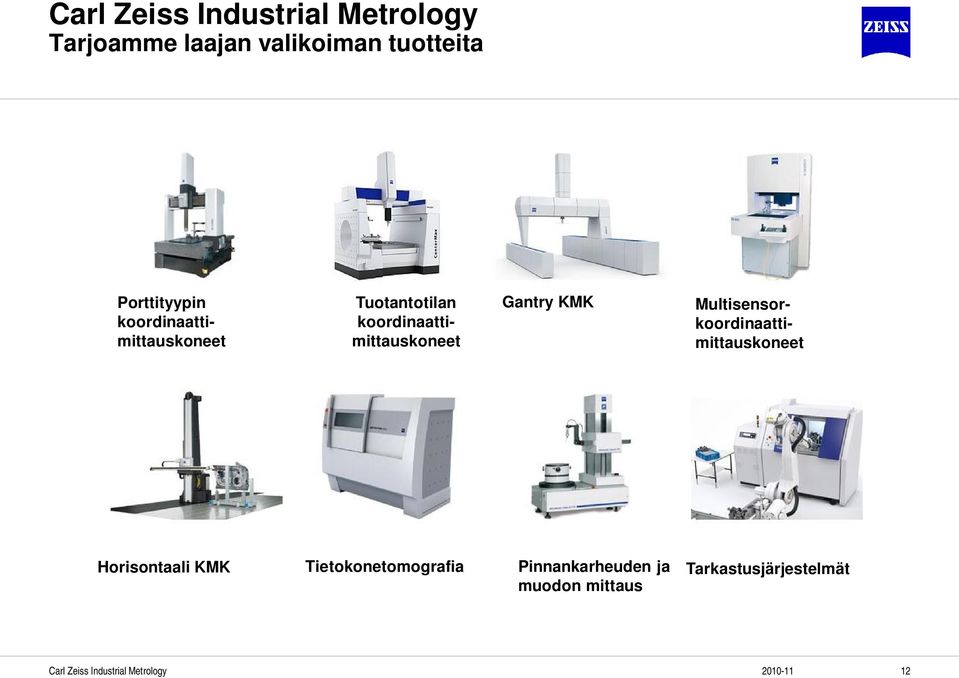 koordinaattimittauskoneet Multisensorkoordinaattimittauskoneet