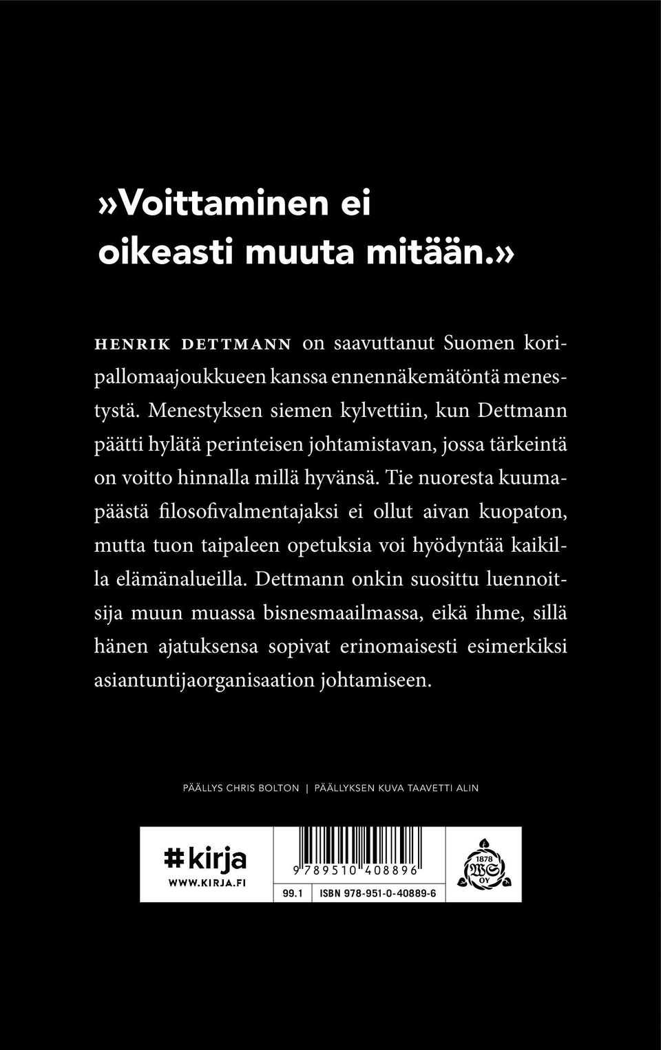 Tie nuoresta kuumapäästä filosofivalmentajaksi ei ollut aivan kuopaton, mutta tuon taipaleen opetuksia voi hyödyntää kaikilla elämänalueilla.