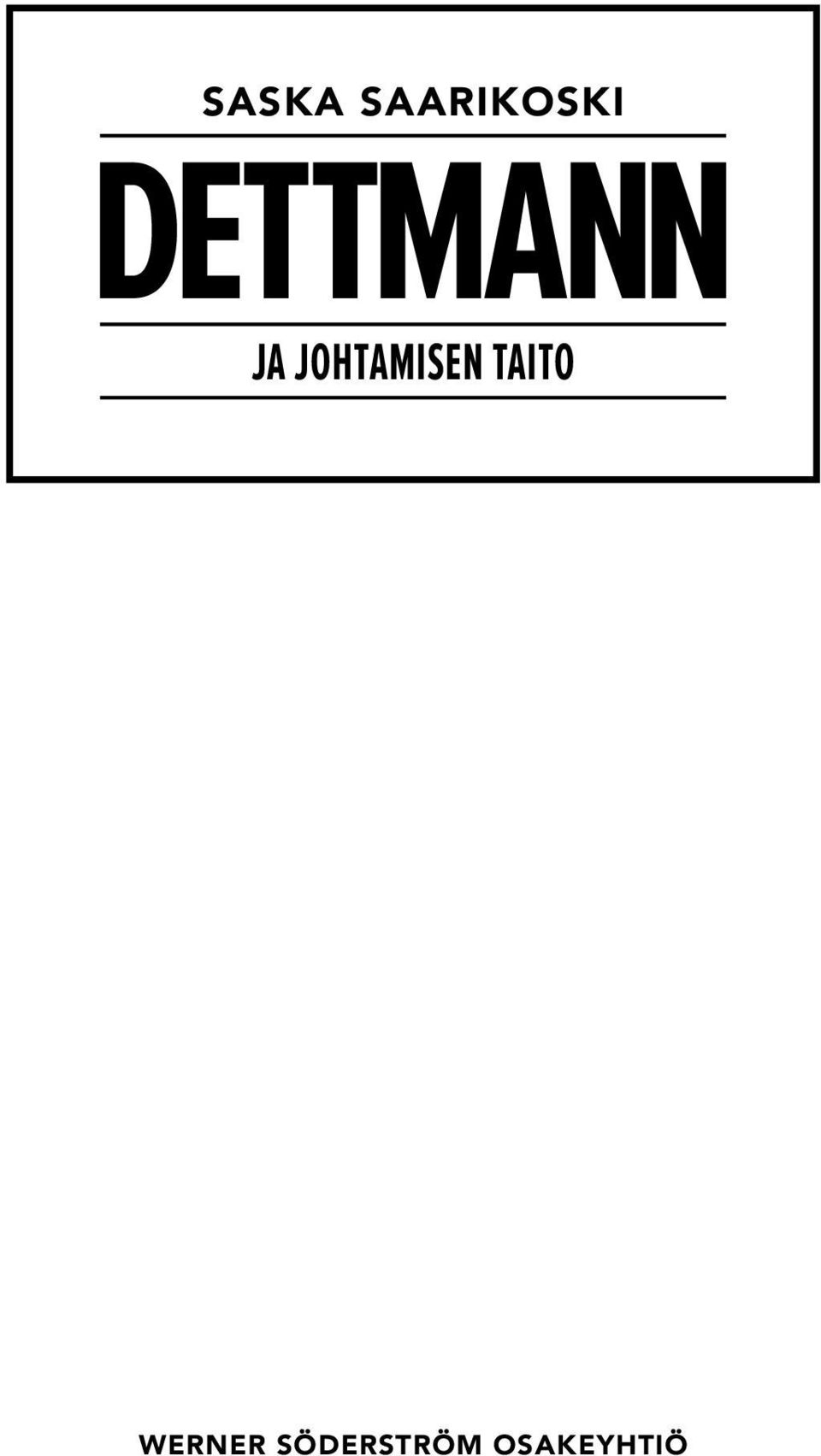 JOHTAMISEN TAITO