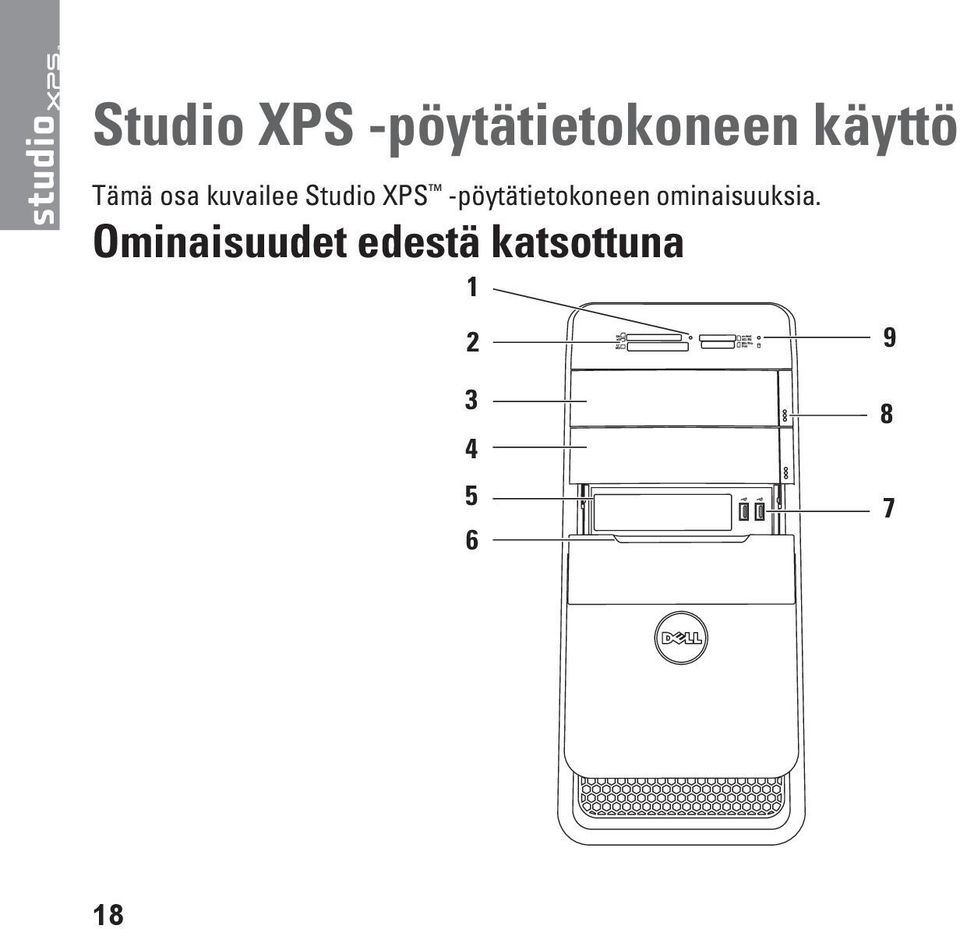 -pöytätietokoneen ominaisuuksia.