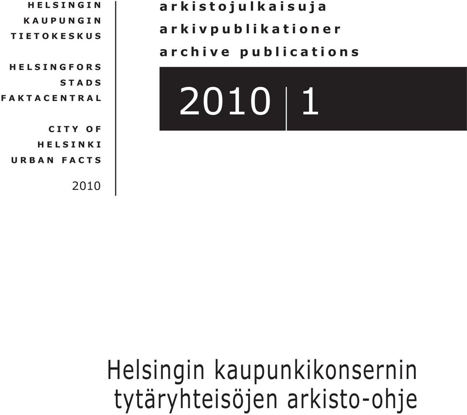 arkistojulkaisuja arkivpublikationer archive