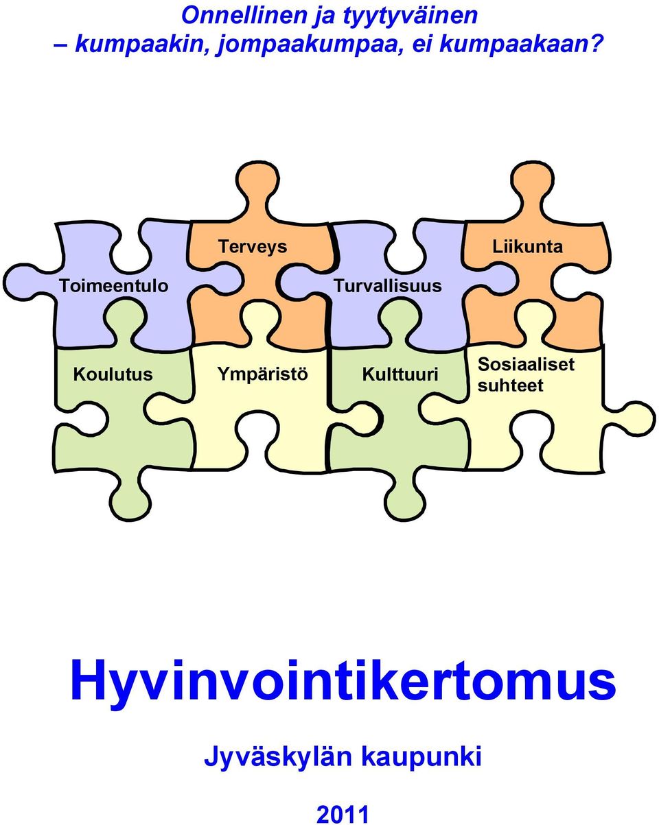 Terveys Liikunta Toimeentulo Turvallisuus Koulutus