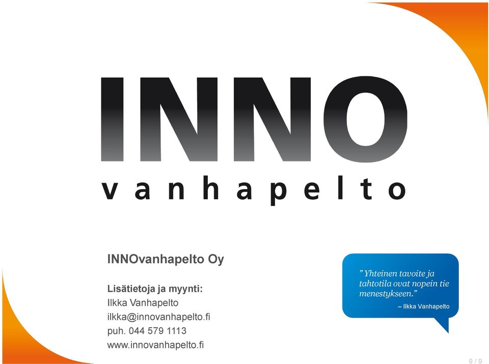 044 579 1113 www.innovanhapelto.