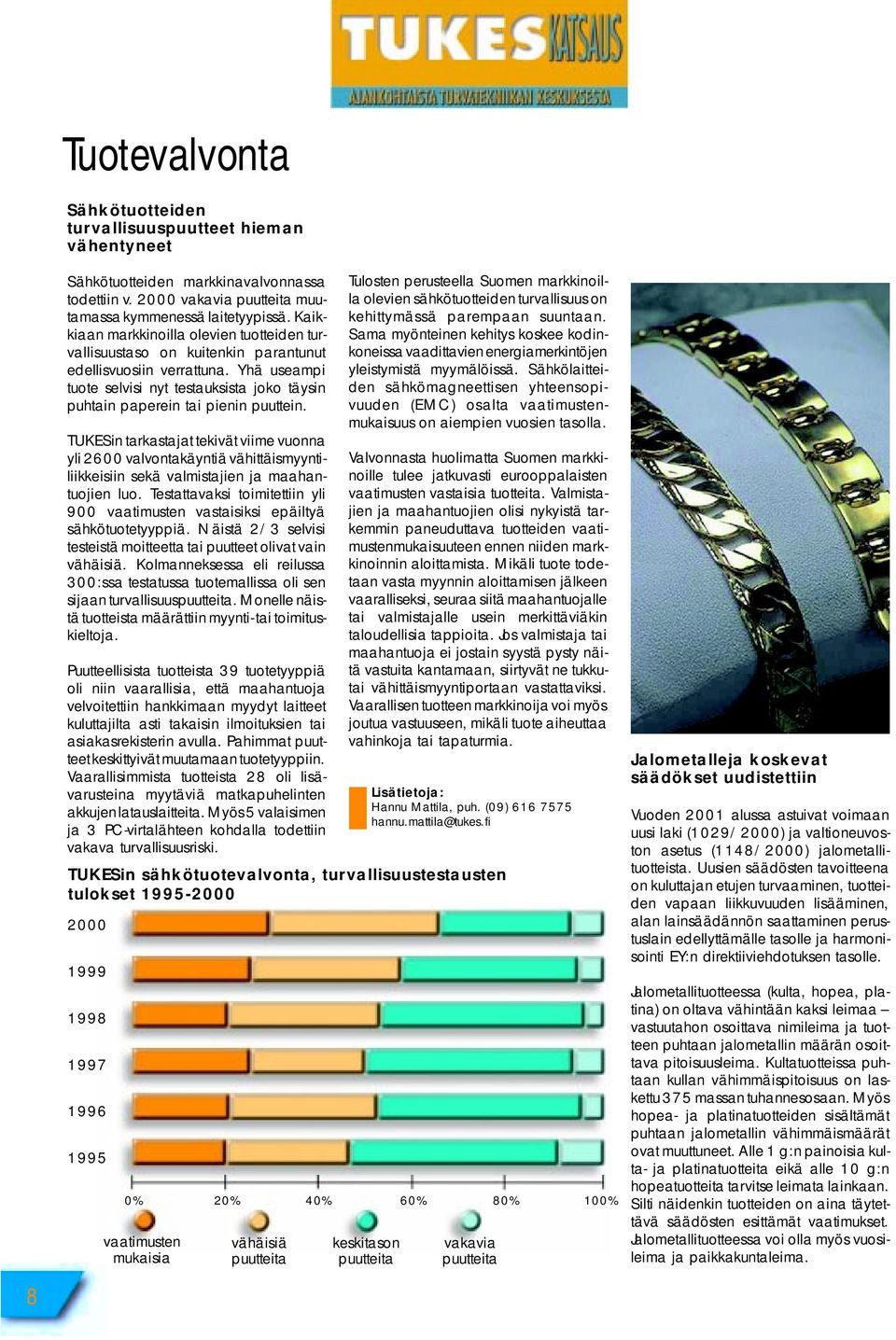 Yhä useampi tuote selvisi nyt testauksista joko täysin puhtain paperein tai pienin puuttein.