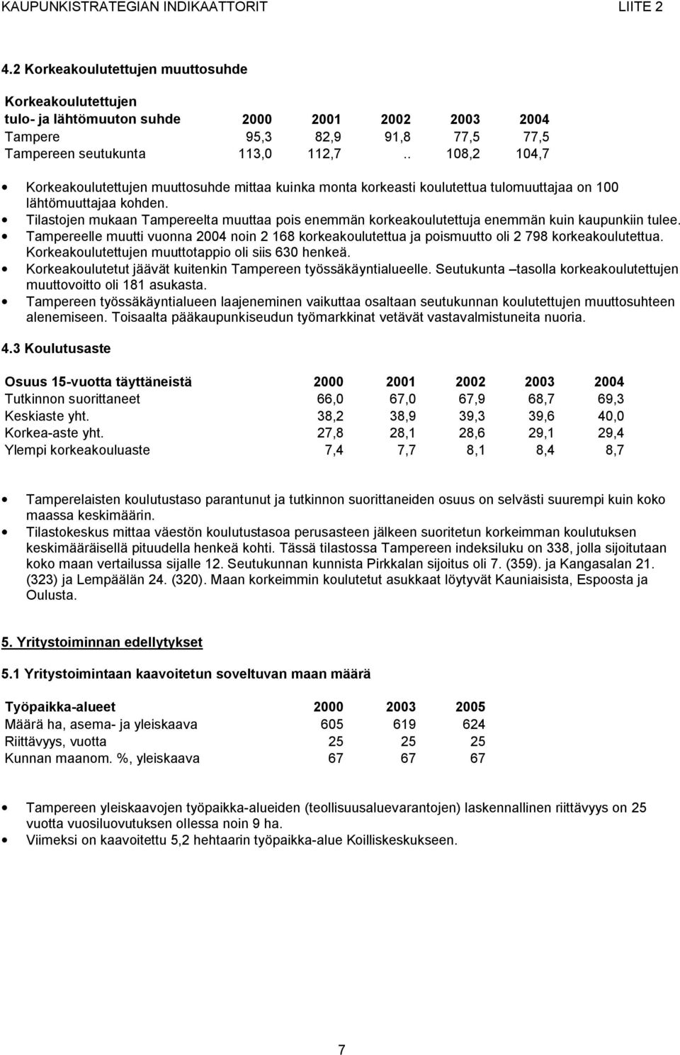 Tilastojen mukaan Tampereelta muuttaa pois enemmän korkeakoulutettuja enemmän kuin kaupunkiin tulee.