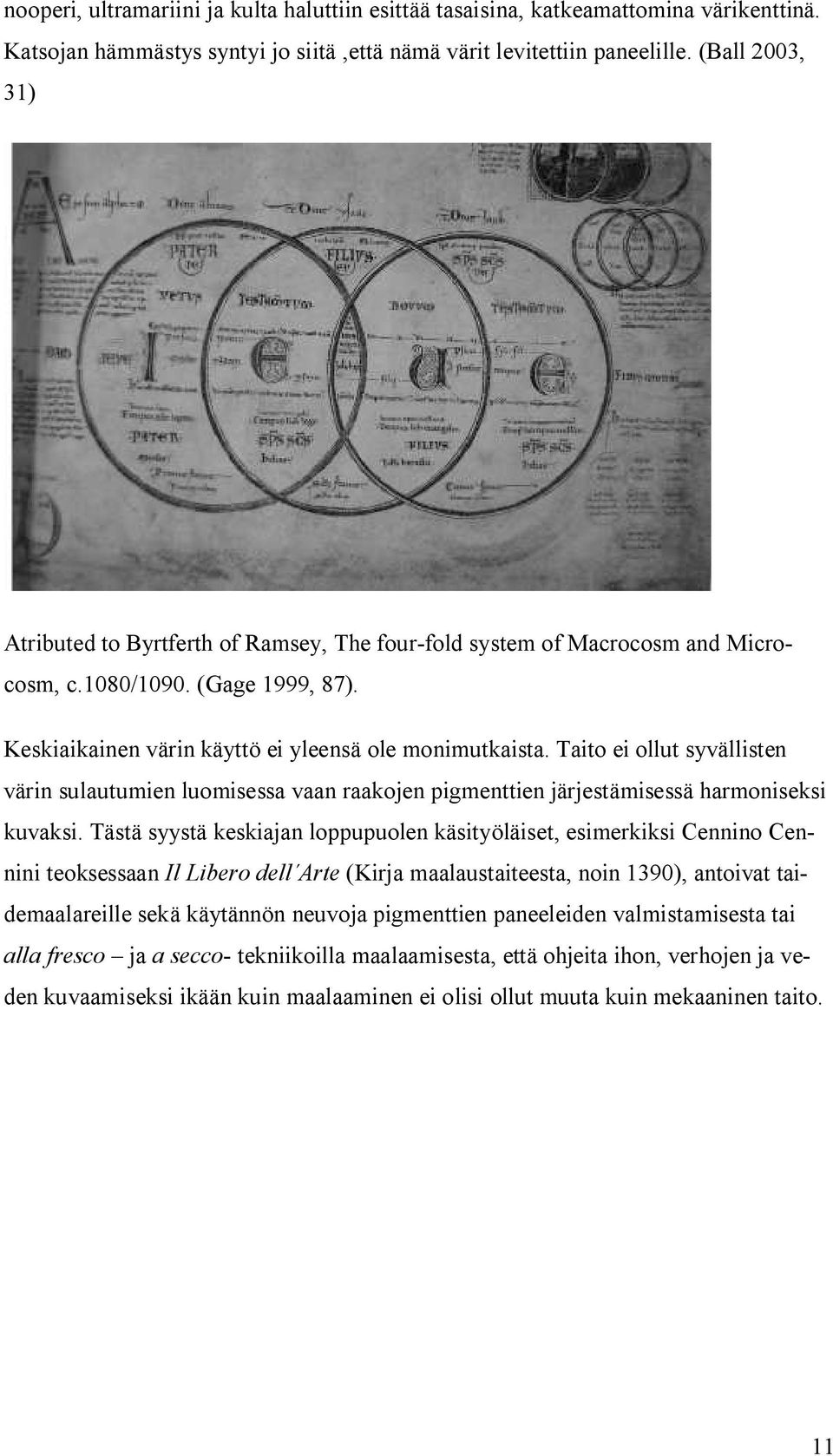 Taito ei ollut syvällisten värin sulautumien luomisessa vaan raakojen pigmenttien järjestämisessä harmoniseksi kuvaksi.