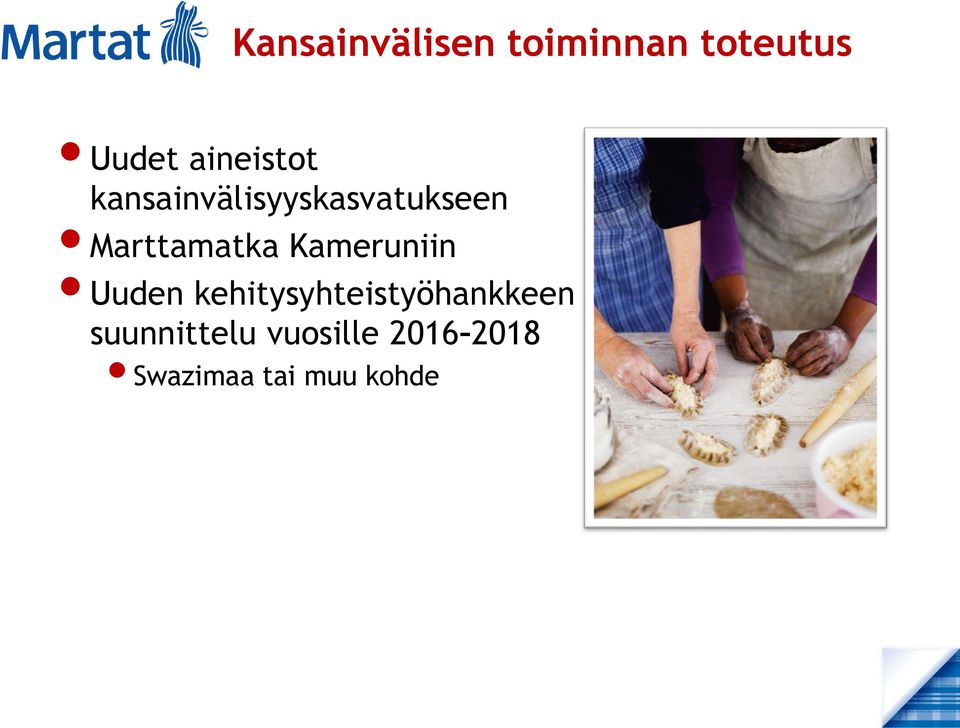 Marttamatka Kameruniin Uuden
