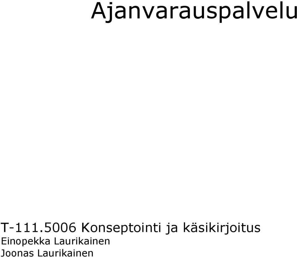 käsikirjoitus Einopekka