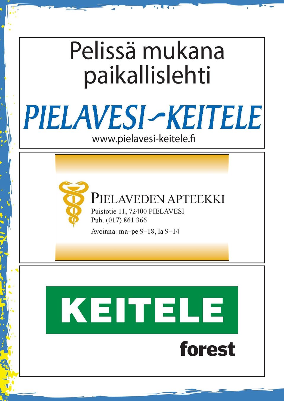 fi PIELAVEDEN APTEEKKI Puistotie 11,