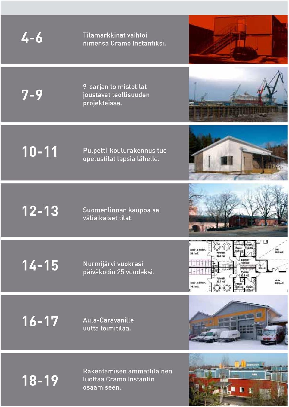 10-11 Pulpetti-koulurakennus tuo opetustilat lapsia lähelle.