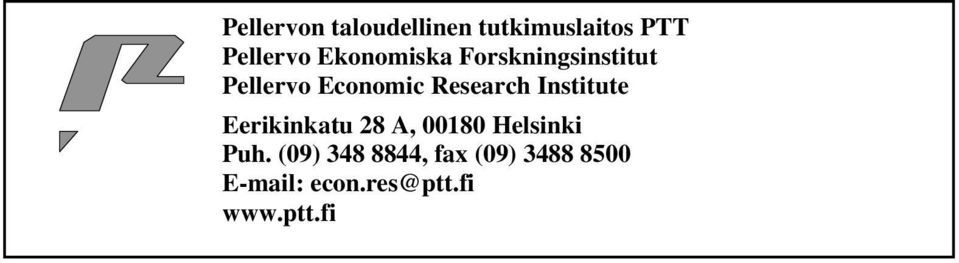 Institute Eerikinkatu 28 A, 00180 Helsinki Puh.