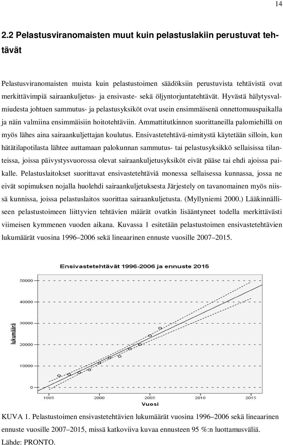 Ammattitutkinnon suorittaneilla palomiehillä on myös lähes aina sairaankuljettajan koulutus.