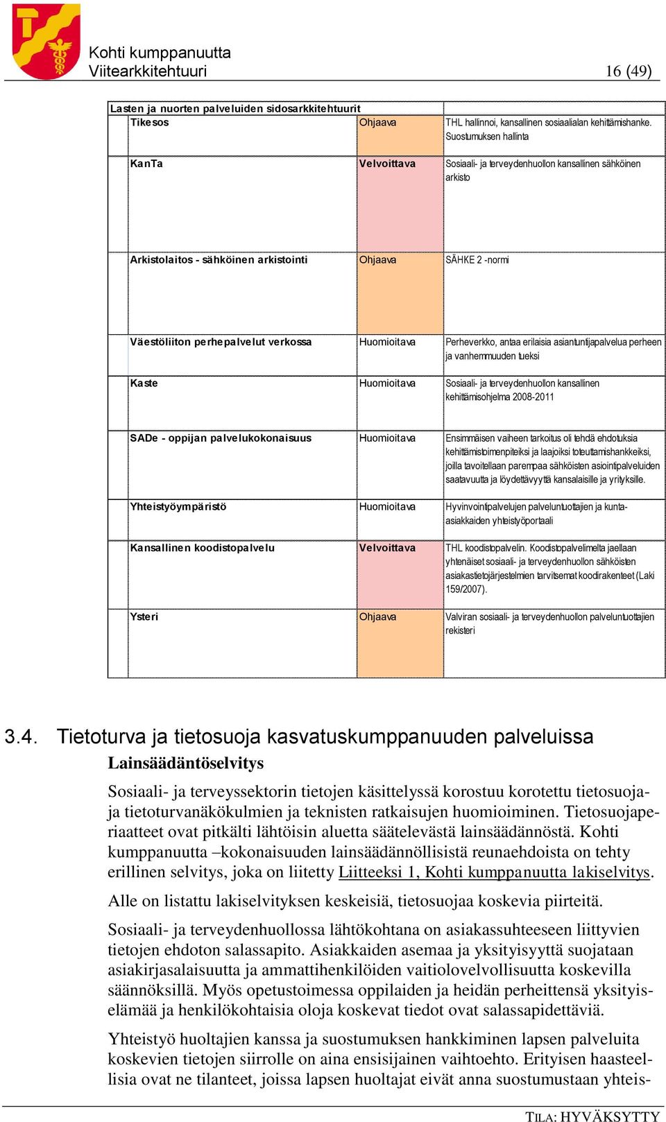 Huomioitava Perheverkko, antaa erilaisia asiantuntijapalvelua perheen ja vanhemmuuden tueksi Kaste Huomioitava Sosiaali- ja terveydenhuollon kansallinen kehittämisohjelma 2008-2011 SADe - oppijan