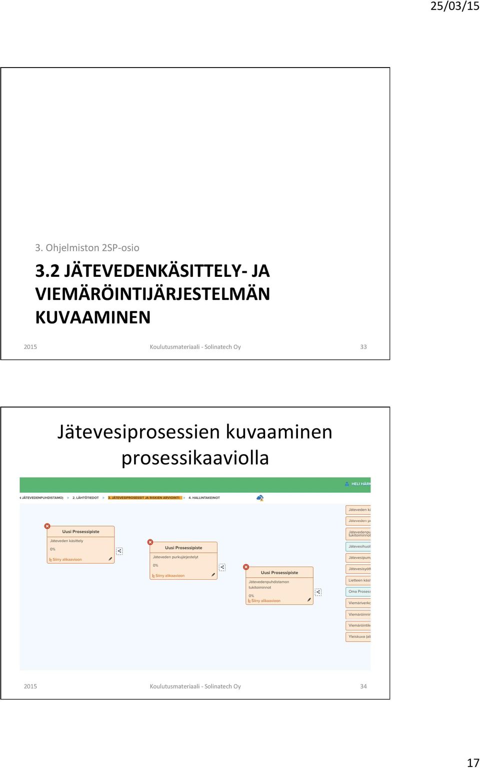 KUVAAMINEN 2015 Koulutusmateriaali - Solinatech Oy 33