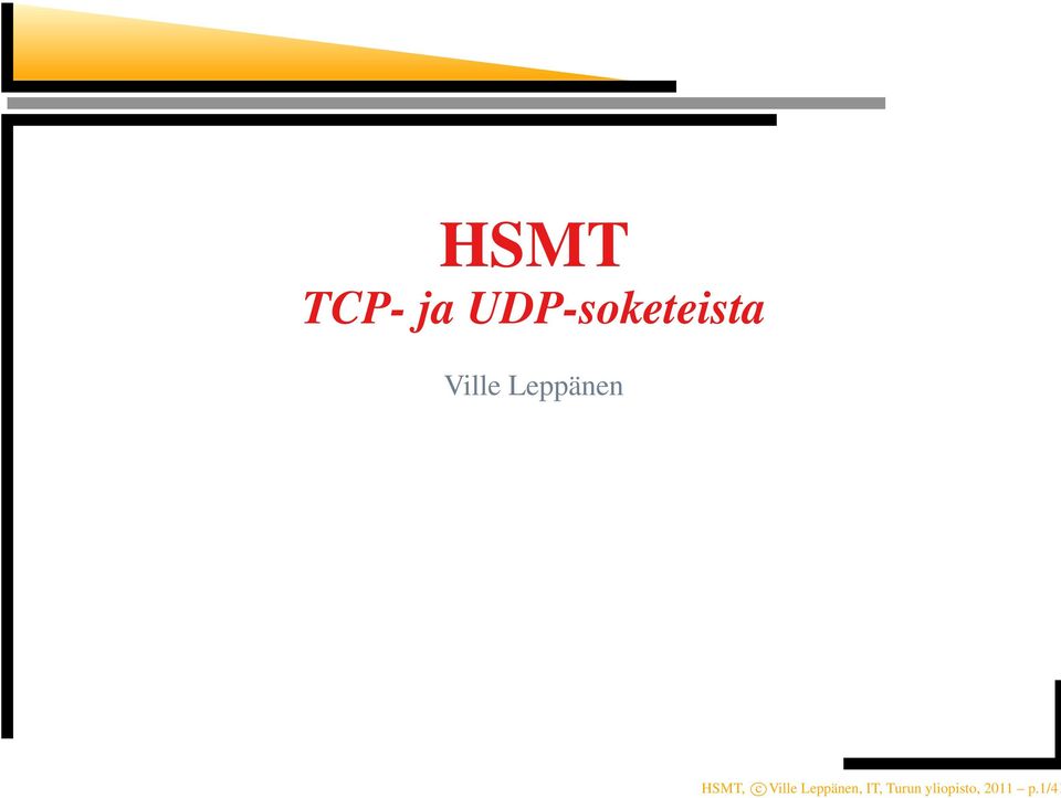 Leppänen HSMT, c Ville