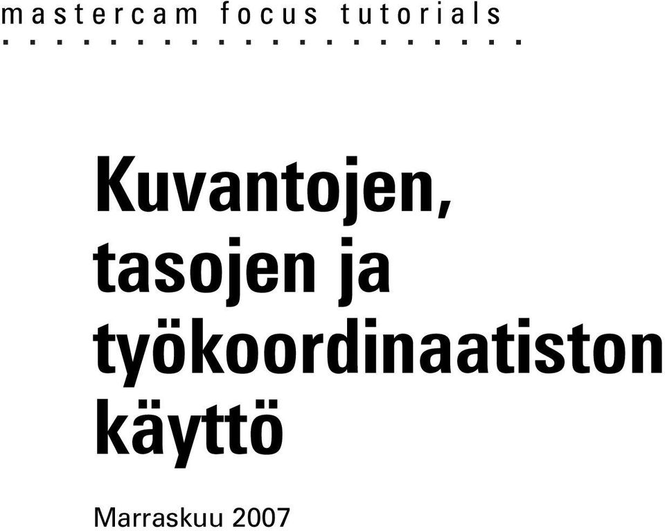 tasojen ja