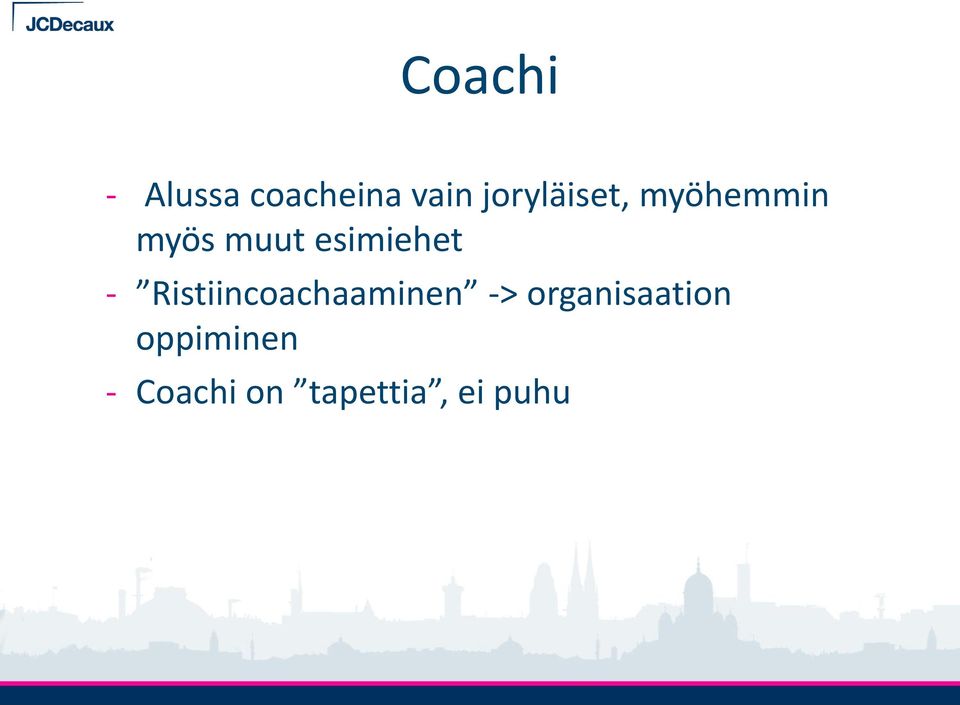 esimiehet - Ristiincoachaaminen ->