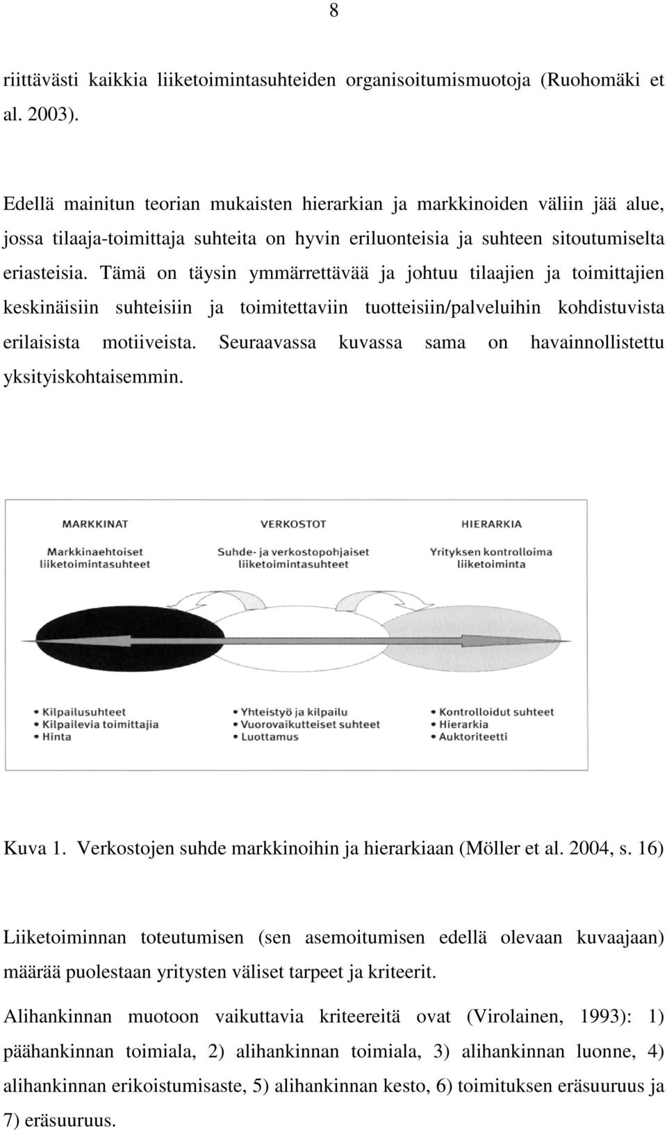 Tämä on täysin ymmärrettävää ja johtuu tilaajien ja toimittajien keskinäisiin suhteisiin ja toimitettaviin tuotteisiin/palveluihin kohdistuvista erilaisista motiiveista.