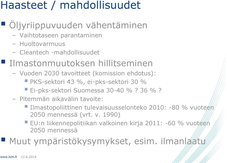 Ei-pks-sektori Suomessa 30-40 %? 36 %?