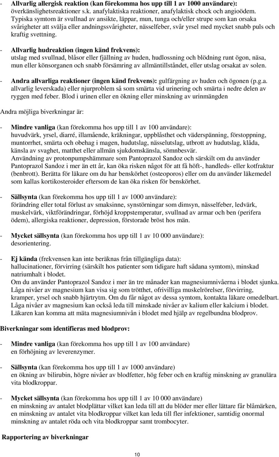svettning.