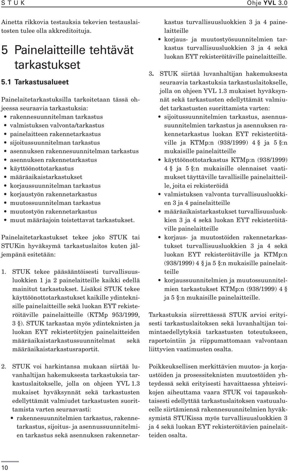 sijoitussuunnitelman tarkastus asennuksen rakennesuunnitelman tarkastus asennuksen rakennetarkastus käyttöönottotarkastus määräaikaistarkastukset korjaussuunnitelman tarkastus korjaustyön