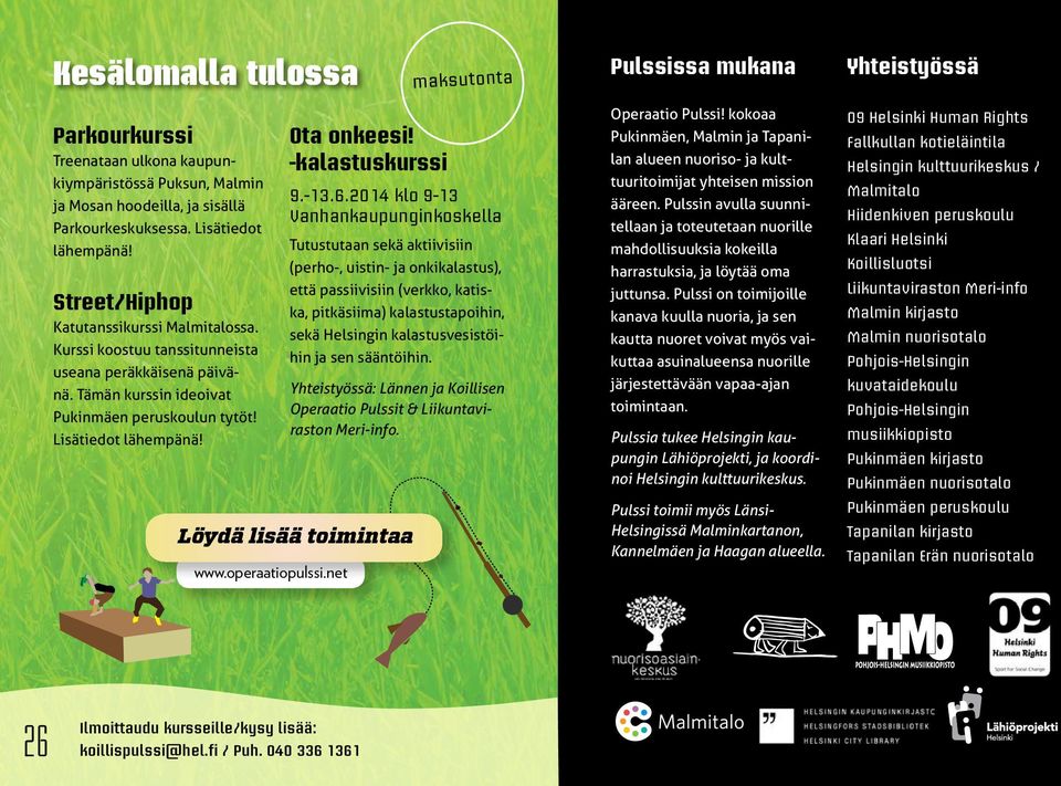 -kalastuskurssi 9.-13.6.
