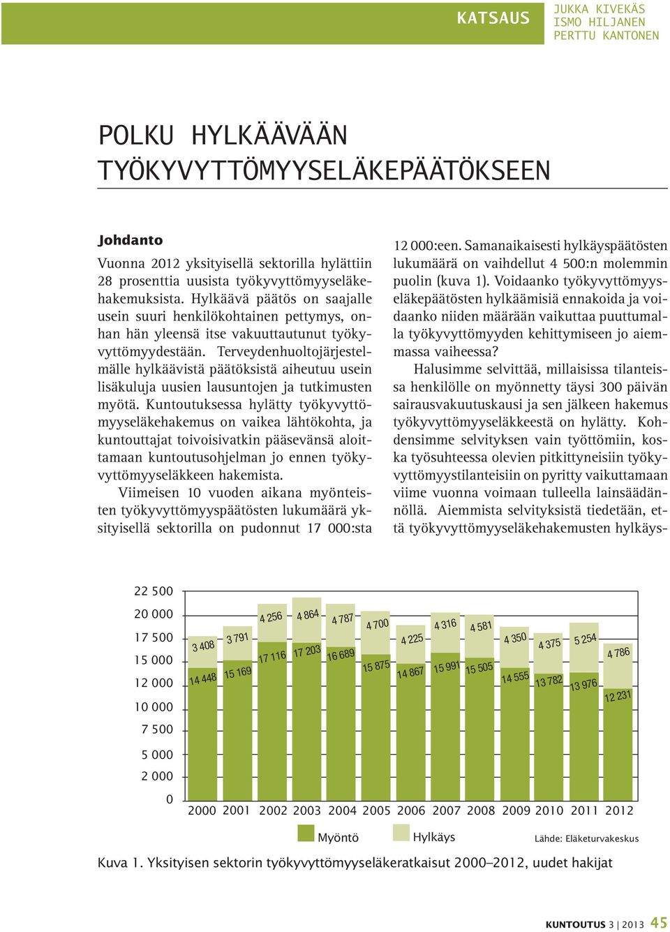 Terveydenhuoltojärjestelmälle hylkäävistä päätöksistä aiheutuu usein lisäkuluja uusien lausuntojen ja tutkimusten myötä.