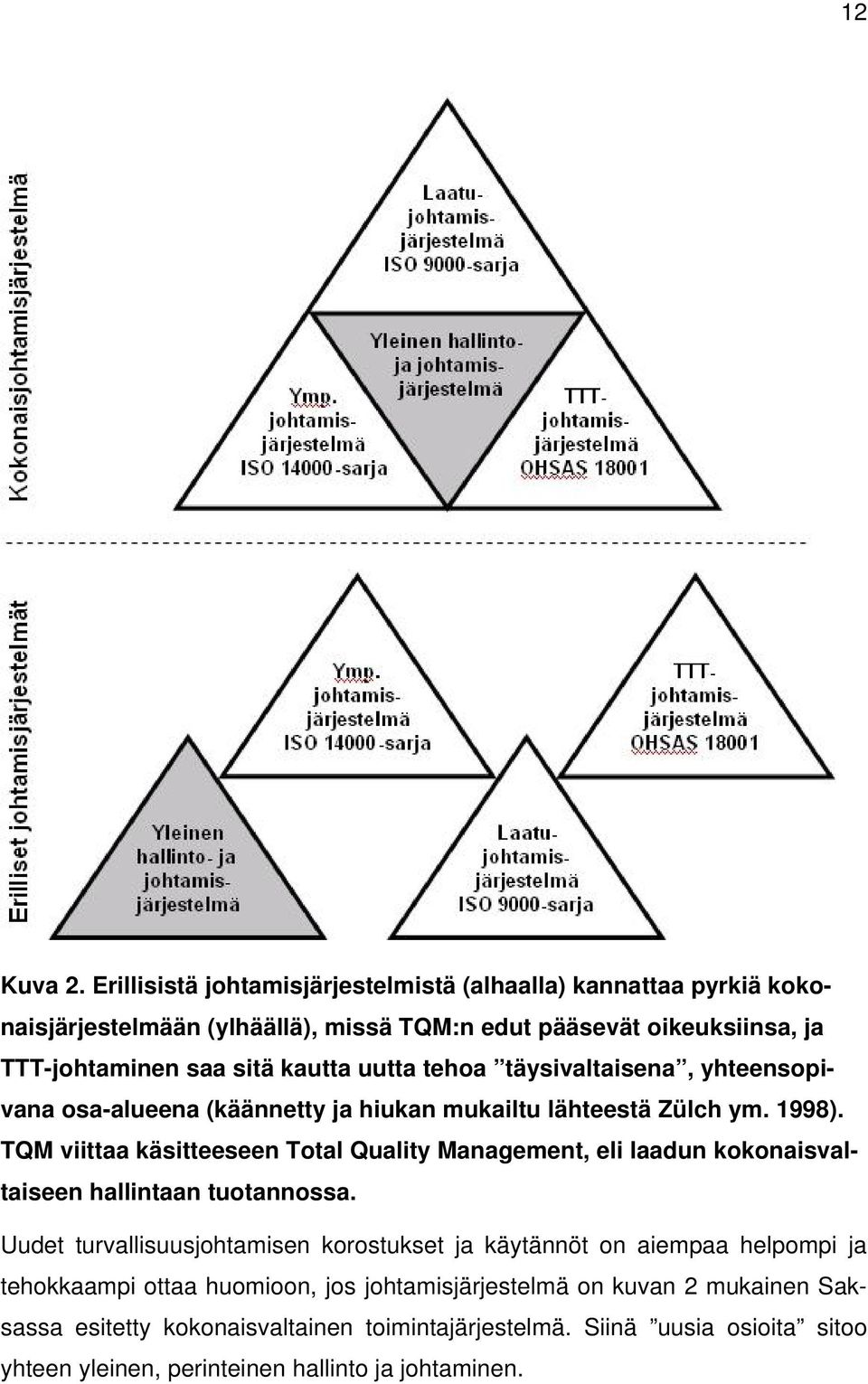 uutta tehoa täysivaltaisena, yhteensopivana osa-alueena (käännetty ja hiukan mukailtu lähteestä Zülch ym. 1998).