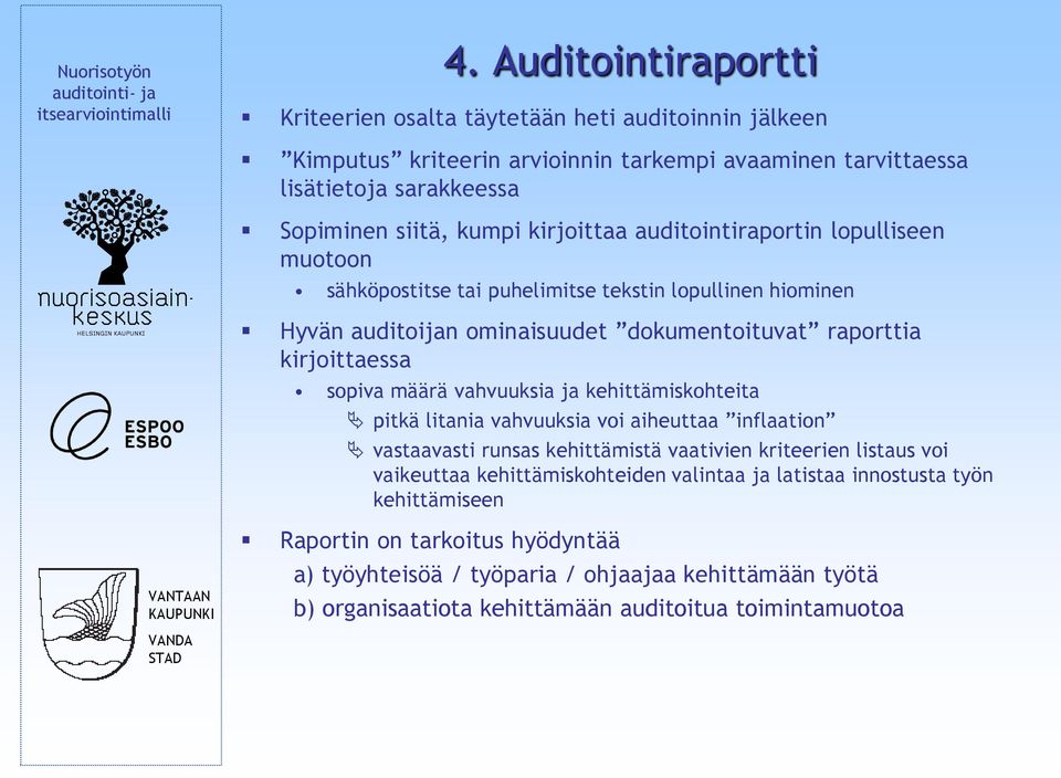 määrä vahvuuksia ja kehittämiskohteita pitkä litania vahvuuksia voi aiheuttaa inflaation vastaavasti runsas kehittämistä vaativien kriteerien listaus voi vaikeuttaa kehittämiskohteiden