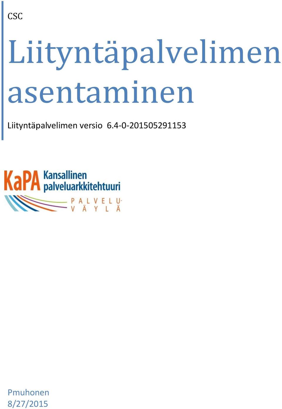 Liityntäpalvelimen