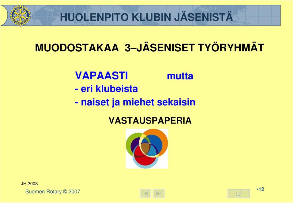 eri klubeista - naiset ja